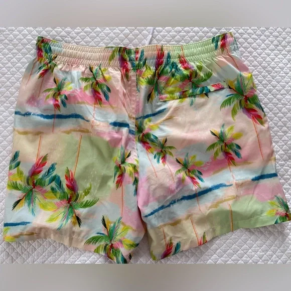 Duvin Pastel Palmy Swim Shorts size L NWOT - Picture 8 of 8